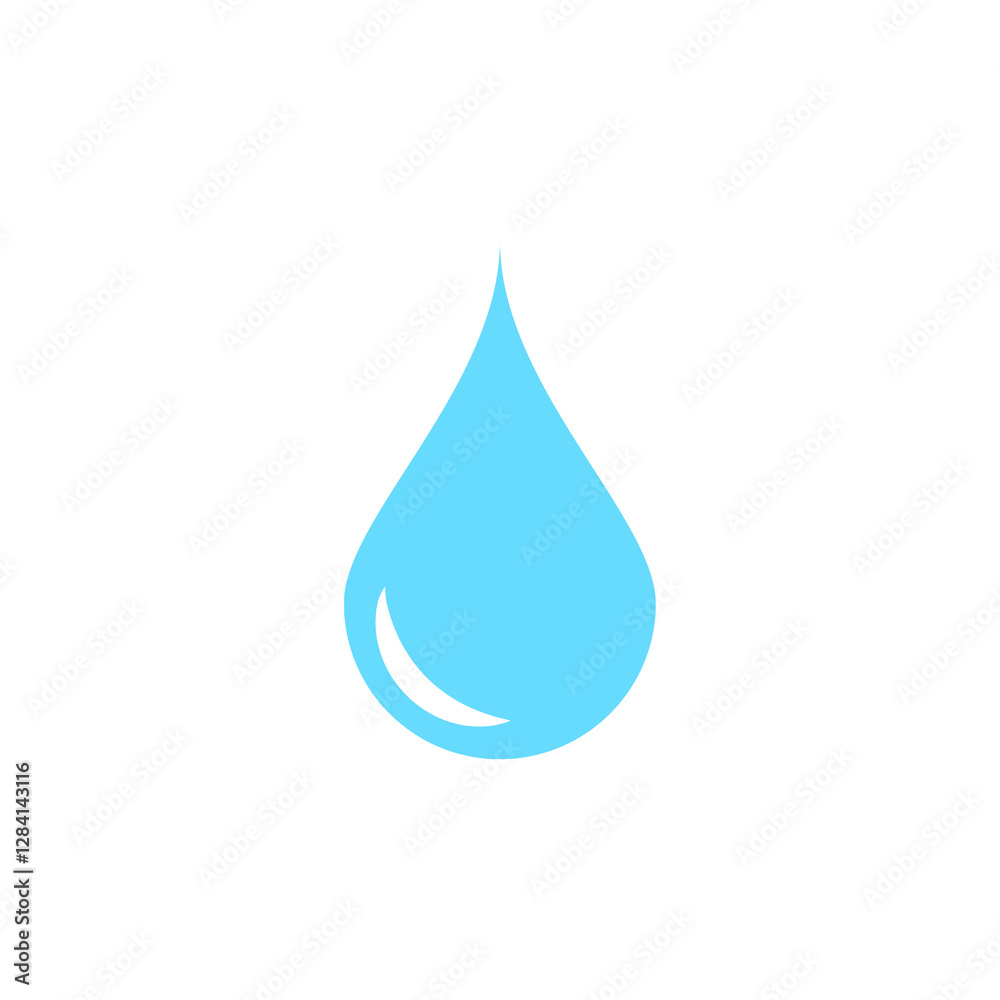 Water Rain Drop Splash. Waterdrop Icon Water Rain Drop Splash. Waterdrop Icon