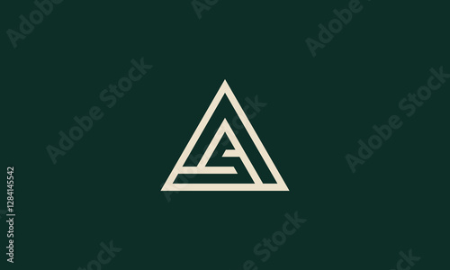 AS or SA monogram logo design