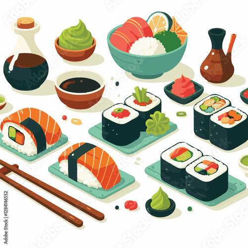 seafood, sushi, gourmet, fresh, delicious, rice, food, traditional, fish, japanese, cuisine, sashimi, maki, asian, tasty, culinary, healthy, salmon, roll, lunch, japan, seaweed, restaurant, dinner, as