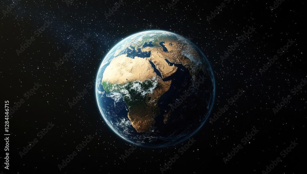 Fototapeta premium earth and moon