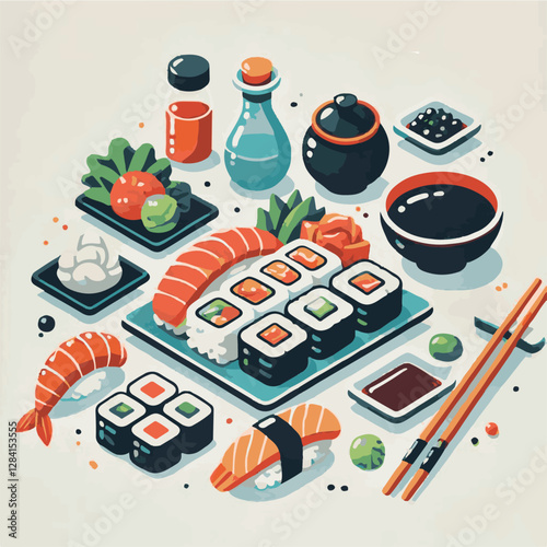 seafood, sushi, gourmet, fresh, delicious, rice, food, traditional, fish, japanese, cuisine, sashimi, maki, asian, tasty, culinary, healthy, salmon, roll, lunch, japan, seaweed, restaurant, dinner, as