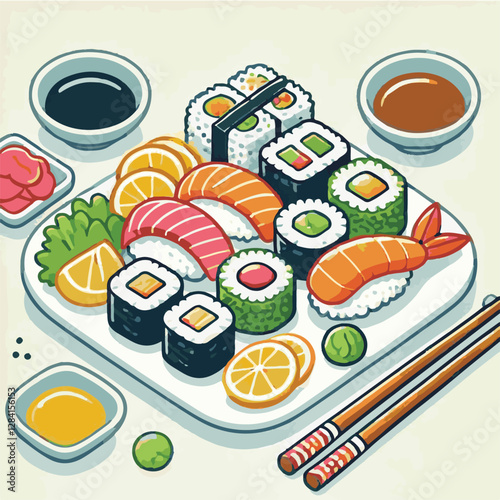 seafood, sushi, gourmet, fresh, delicious, rice, food, traditional, fish, japanese, cuisine, sashimi, maki, asian, tasty, culinary, healthy, salmon, roll, lunch, japan, seaweed, restaurant, dinner, as