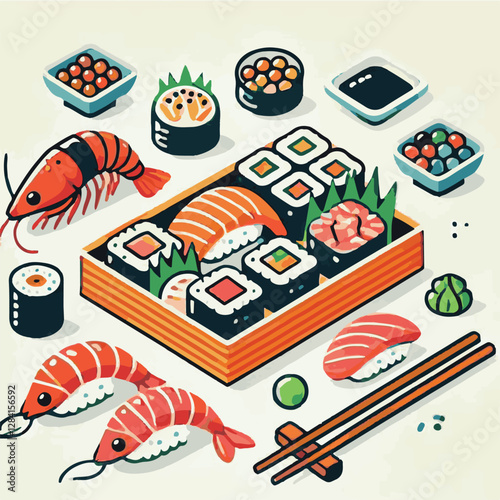 seafood, sushi, gourmet, fresh, delicious, rice, food, traditional, fish, japanese, cuisine, sashimi, maki, asian, tasty, culinary, healthy, salmon, roll, lunch, japan, seaweed, restaurant, dinner, as