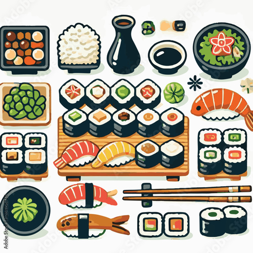 seafood, sushi, gourmet, fresh, delicious, rice, food, traditional, fish, japanese, cuisine, sashimi, maki, asian, tasty, culinary, healthy, salmon, roll, lunch, japan, seaweed, restaurant, dinner, as
