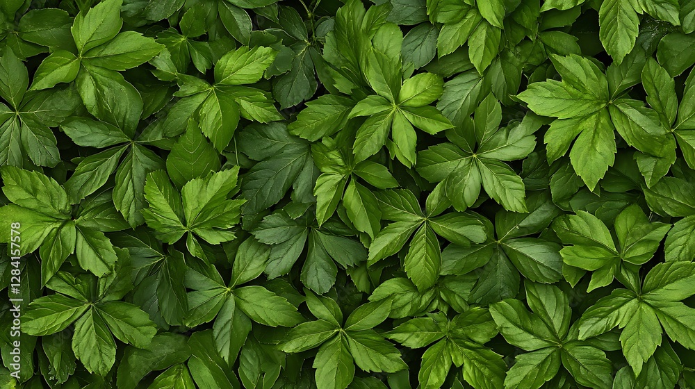 Lush Green Leaf Texture: A Vibrant Summer Foliage Background AI Generated Lush Green Leaf Texture: A Vibrant Summer Foliage Background AI Generated