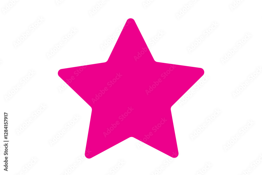 Obraz premium Red stars icon 