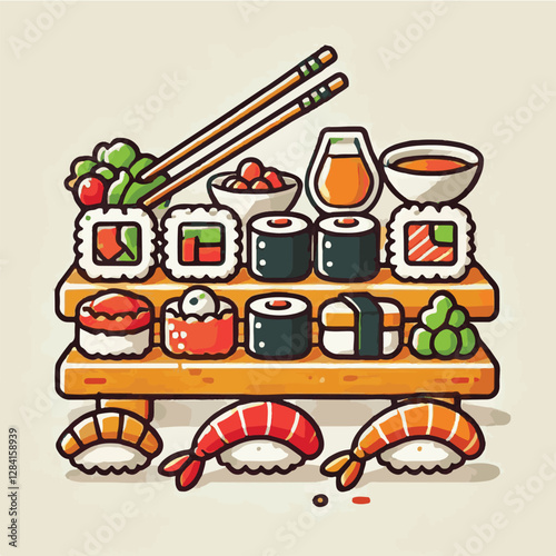 seafood, sushi, gourmet, fresh, delicious, rice, food, traditional, fish, japanese, cuisine, sashimi, maki, asian, tasty, culinary, healthy, salmon, roll, lunch, japan, seaweed, restaurant, dinner, as