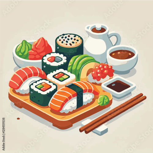 seafood, sushi, gourmet, fresh, delicious, rice, food, traditional, fish, japanese, cuisine, sashimi, maki, asian, tasty, culinary, healthy, salmon, roll, lunch, japan, seaweed, restaurant, dinner, as
