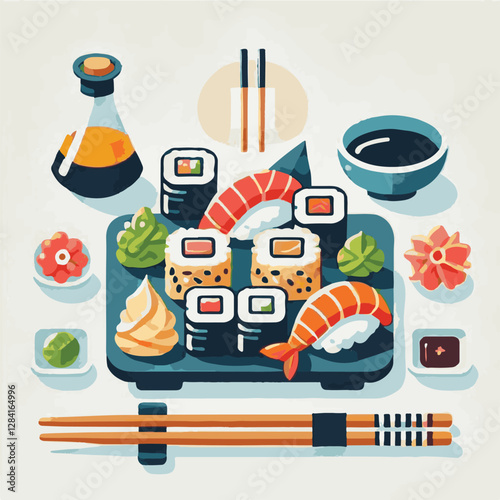 seafood, sushi, gourmet, fresh, delicious, rice, food, traditional, fish, japanese, cuisine, sashimi, maki, asian, tasty, culinary, healthy, salmon, roll, lunch, japan, seaweed, restaurant, dinner, as