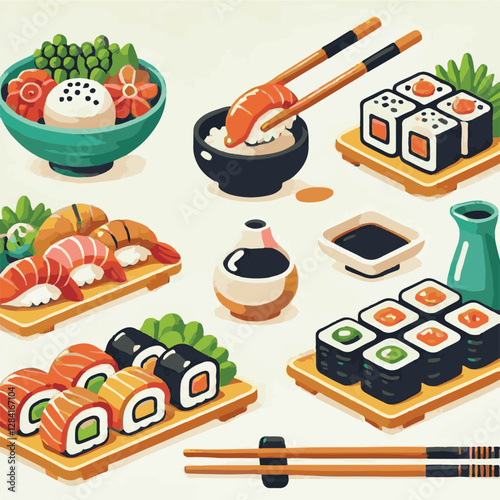 seafood, sushi, gourmet, fresh, delicious, rice, food, traditional, fish, japanese, cuisine, sashimi, maki, asian, tasty, culinary, healthy, salmon, roll, lunch, japan, seaweed, restaurant, dinner, as