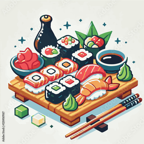 seafood, sushi, gourmet, fresh, delicious, rice, food, traditional, fish, japanese, cuisine, sashimi, maki, asian, tasty, culinary, healthy, salmon, roll, lunch, japan, seaweed, restaurant, dinner, as