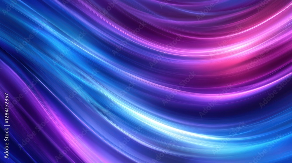 Fototapeta premium Abstract Swirling Neon Colors Background