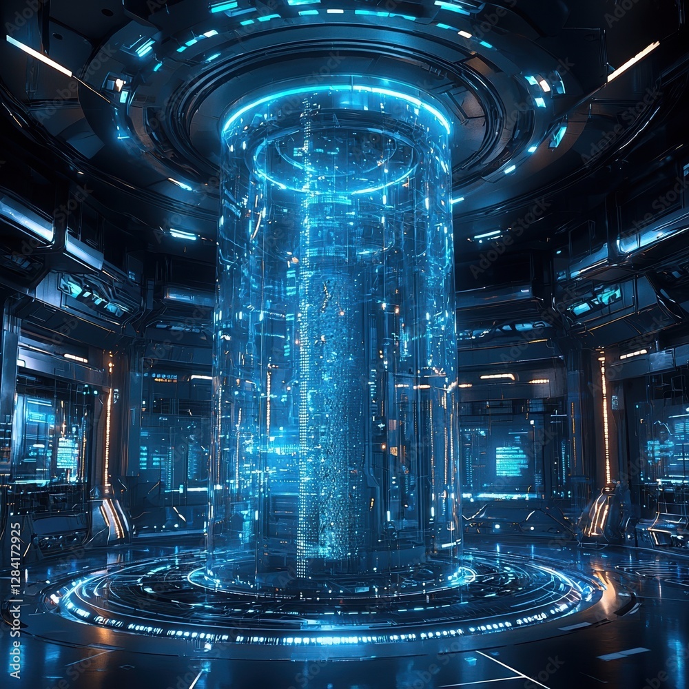 Futuristic city skyline with sleek architecture, neon lights, and a vibrant atmosphere under a starry night sky Futuristic city skyline with sleek architecture, neon lights, and a vibrant atmosphere under a starry night sky