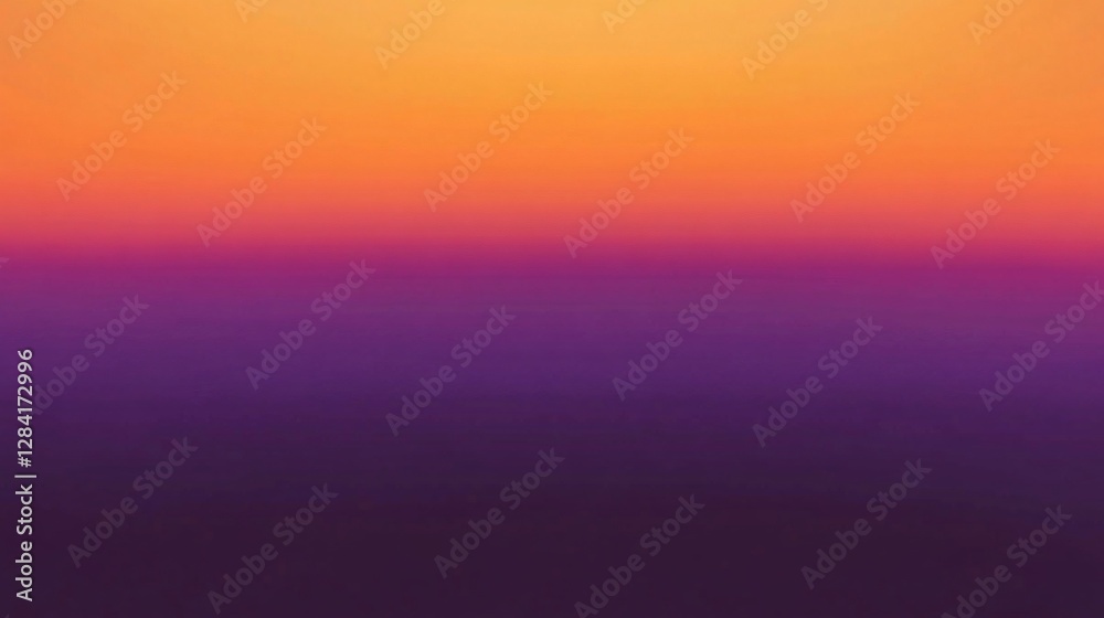 Dusky sunset tones blending from purple to orange plain background Dusky sunset tones blending from purple to orange plain background