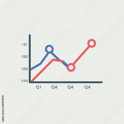vector colorful economy trading graph cash money linked with curved dash line over the world bank 
