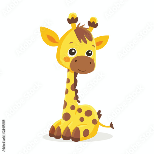 character, animal, cute, vector, cartoon, illustration, happy, design, baby, graphic, set, funny, adorable, zoo, art, collection, giraffe, isolated, background, child, lion, bear, children, wild, fun,