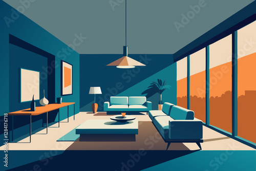 interior of a hotel room