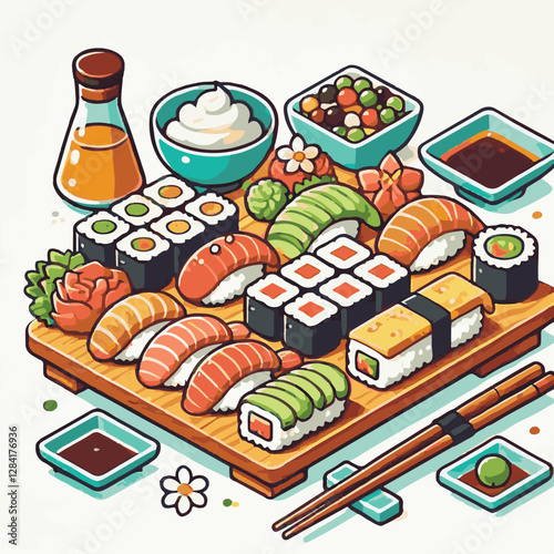 seafood, sushi, gourmet, fresh, delicious, rice, food, traditional, fish, japanese, cuisine, sashimi, maki, asian, tasty, culinary, healthy, salmon, roll, lunch, japan, seaweed, restaurant, dinner, as