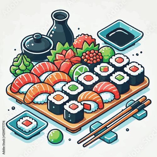 seafood, sushi, gourmet, fresh, delicious, rice, food, traditional, fish, japanese, cuisine, sashimi, maki, asian, tasty, culinary, healthy, salmon, roll, lunch, japan, seaweed, restaurant, dinner, as