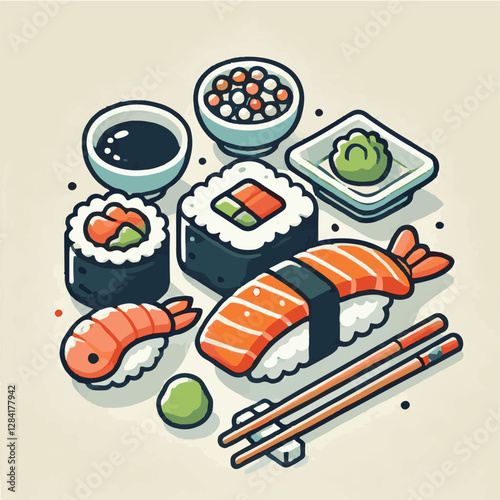 seafood, sushi, gourmet, fresh, delicious, rice, food, traditional, fish, japanese, cuisine, sashimi, maki, asian, tasty, culinary, healthy, salmon, roll, lunch, japan, seaweed, restaurant, dinner, as