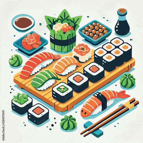 seafood, sushi, gourmet, fresh, delicious, rice, food, traditional, fish, japanese, cuisine, sashimi, maki, asian, tasty, culinary, healthy, salmon, roll, lunch, japan, seaweed, restaurant, dinner, as