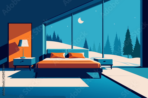 interior of a hotel room