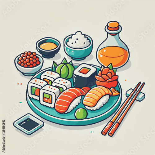 seafood, sushi, gourmet, fresh, delicious, rice, food, traditional, fish, japanese, cuisine, sashimi, maki, asian, tasty, culinary, healthy, salmon, roll, lunch, japan, seaweed, restaurant, dinner, as