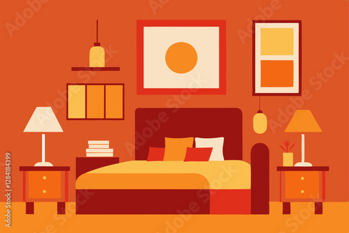 living room interior with sofa