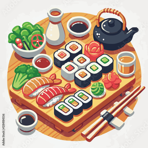 seafood, sushi, gourmet, fresh, delicious, rice, food, traditional, fish, japanese, cuisine, sashimi, maki, asian, tasty, culinary, healthy, salmon, roll, lunch, japan, seaweed, restaurant, dinner, as