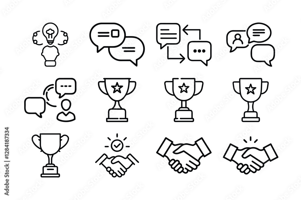 Team work icon vector art illustration Team work icon vector art illustration