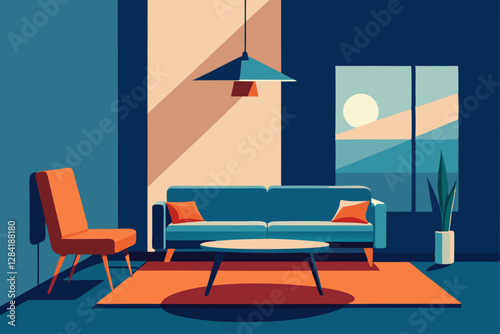interior of a cafe with a view