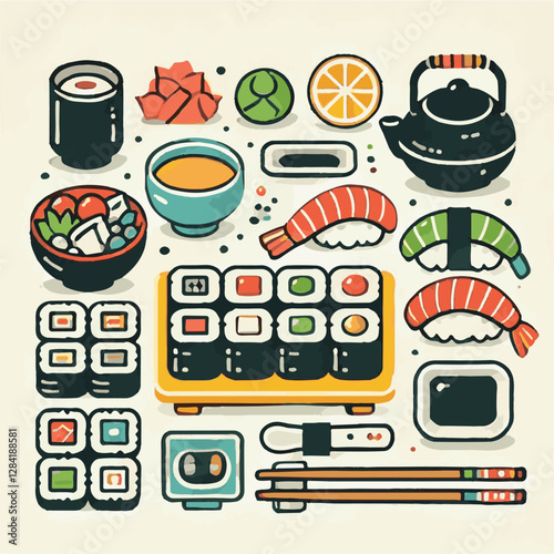 seafood, sushi, gourmet, fresh, delicious, rice, food, traditional, fish, japanese, cuisine, sashimi, maki, asian, tasty, culinary, healthy, salmon, roll, lunch, japan, seaweed, restaurant, dinner, as