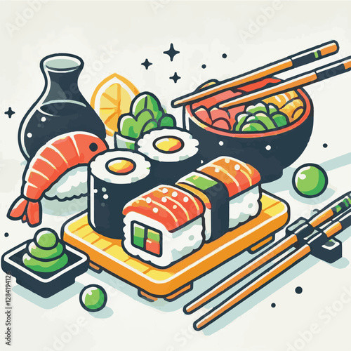 seafood, sushi, gourmet, fresh, delicious, rice, food, traditional, fish, japanese, cuisine, sashimi, maki, asian, tasty, culinary, healthy, salmon, roll, lunch, japan, seaweed, restaurant, dinner, as
