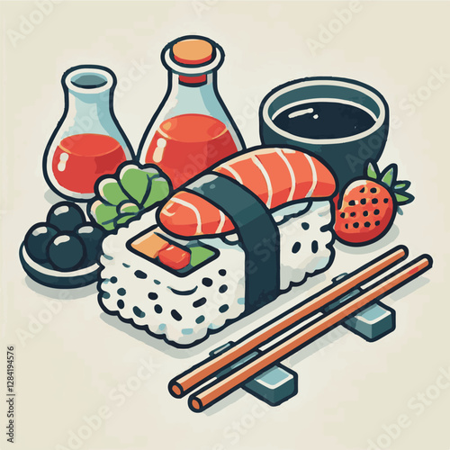 seafood, sushi, gourmet, fresh, delicious, rice, food, traditional, fish, japanese, cuisine, sashimi, maki, asian, tasty, culinary, healthy, salmon, roll, lunch, japan, seaweed, restaurant, dinner, as