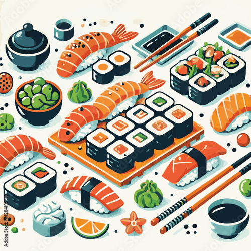 seafood, sushi, gourmet, fresh, delicious, rice, food, traditional, fish, japanese, cuisine, sashimi, maki, asian, tasty, culinary, healthy, salmon, roll, lunch, japan, seaweed, restaurant, dinner, as
