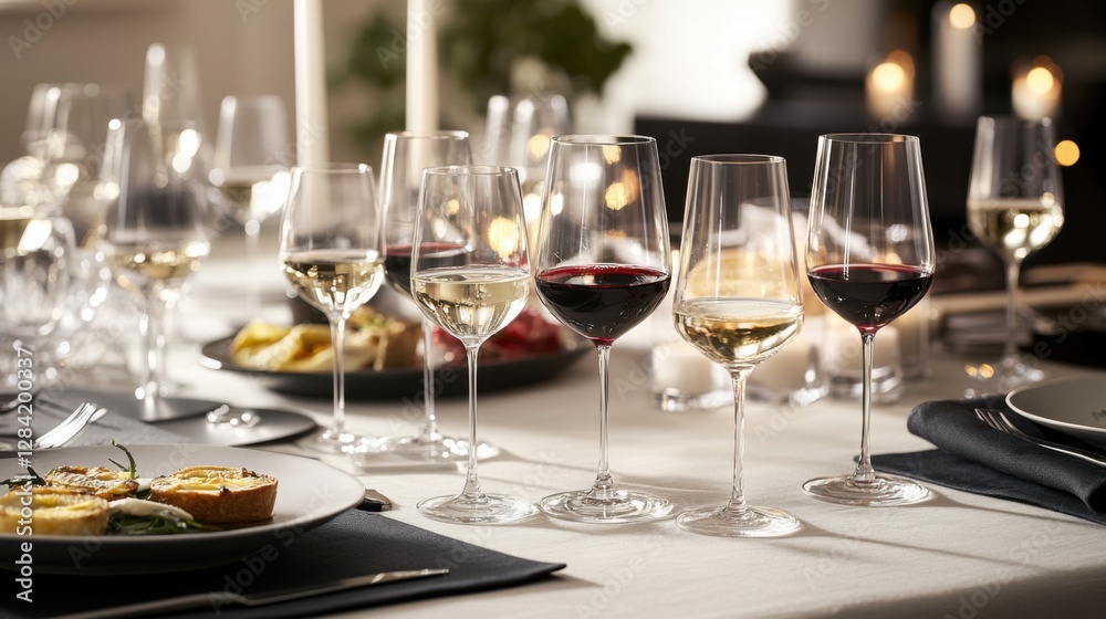 Moderate drinking at a gourmet dinner party. Featuring elegance and indulgence Moderate drinking at a gourmet dinner party. Featuring elegance and indulgence