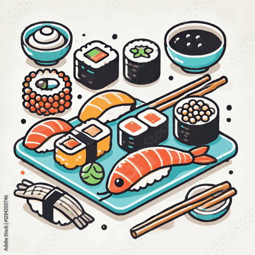 seafood, sushi, gourmet, fresh, delicious, rice, food, traditional, fish, japanese, cuisine, sashimi, maki, asian, tasty, culinary, healthy, salmon, roll, lunch, japan, seaweed, restaurant, dinner, as