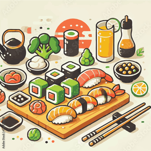 seafood, sushi, gourmet, fresh, delicious, rice, food, traditional, fish, japanese, cuisine, sashimi, maki, asian, tasty, culinary, healthy, salmon, roll, lunch, japan, seaweed, restaurant, dinner, as