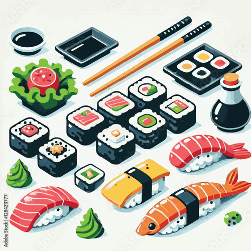 seafood, sushi, gourmet, fresh, delicious, rice, food, traditional, fish, japanese, cuisine, sashimi, maki, asian, tasty, culinary, healthy, salmon, roll, lunch, japan, seaweed, restaurant, dinner, as