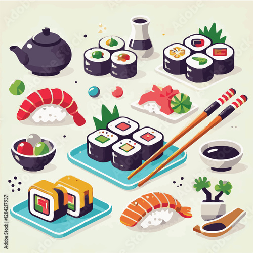 seafood, sushi, gourmet, fresh, delicious, rice, food, traditional, fish, japanese, cuisine, sashimi, maki, asian, tasty, culinary, healthy, salmon, roll, lunch, japan, seaweed, restaurant, dinner, as