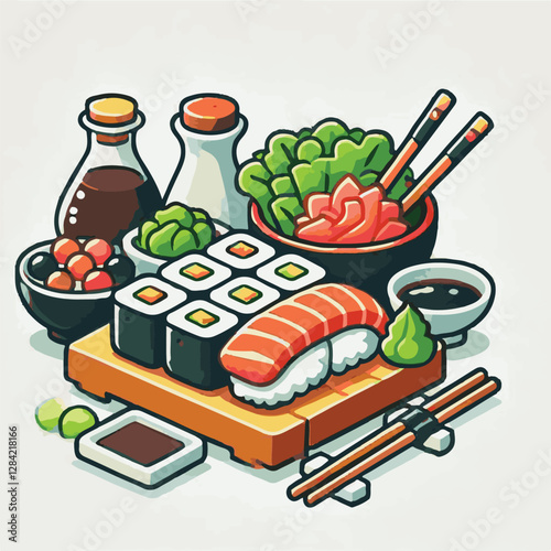 seafood, sushi, gourmet, fresh, delicious, rice, food, traditional, fish, japanese, cuisine, sashimi, maki, asian, tasty, culinary, healthy, salmon, roll, lunch, japan, seaweed, restaurant, dinner, as