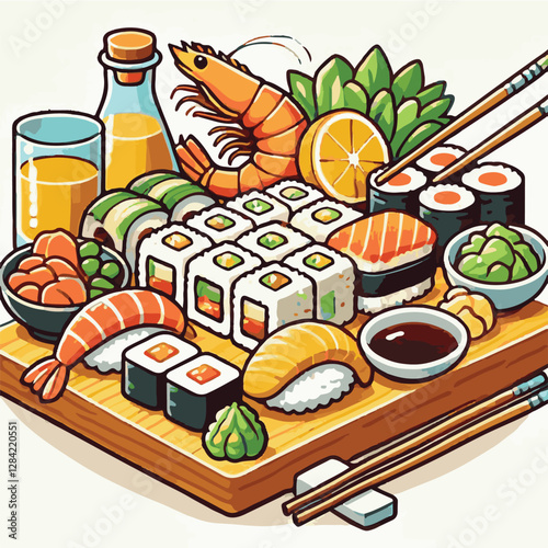 seafood, sushi, gourmet, fresh, delicious, rice, food, traditional, fish, japanese, cuisine, sashimi, maki, asian, tasty, culinary, healthy, salmon, roll, lunch, japan, seaweed, restaurant, dinner, as
