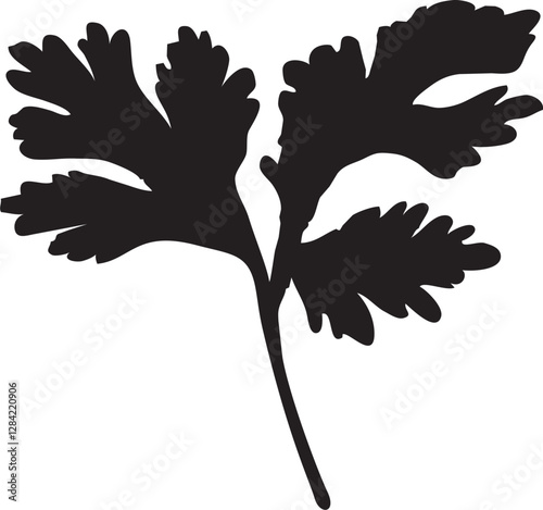 Flower plant-Shaped Download Icon: Nature-Inspired Digital Symbol