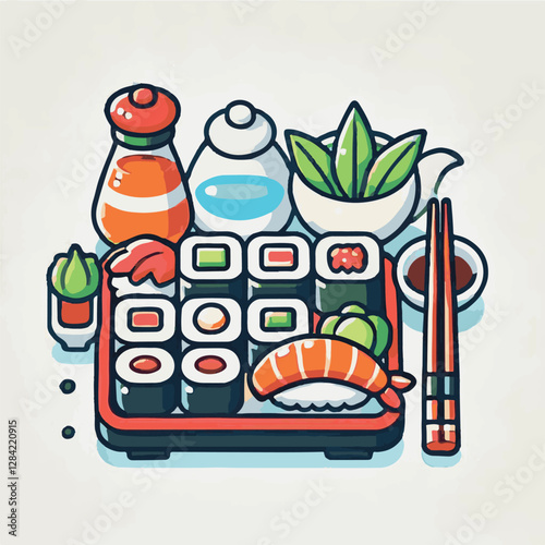 seafood, sushi, gourmet, fresh, delicious, rice, food, traditional, fish, japanese, cuisine, sashimi, maki, asian, tasty, culinary, healthy, salmon, roll, lunch, japan, seaweed, restaurant, dinner, as