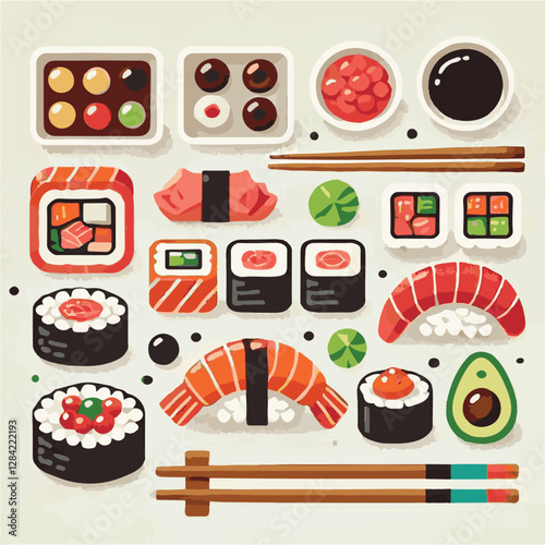 seafood, sushi, gourmet, fresh, delicious, rice, food, traditional, fish, japanese, cuisine, sashimi, maki, asian, tasty, culinary, healthy, salmon, roll, lunch, japan, seaweed, restaurant, dinner, as