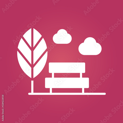 Park trendy artwork beautiful abstract vector illustration colorful valuable design
