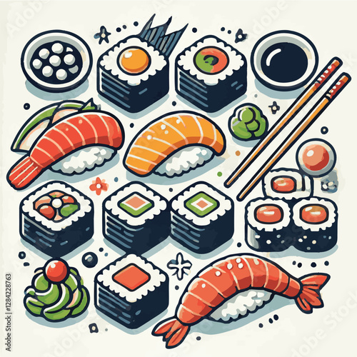 seafood, sushi, gourmet, fresh, delicious, rice, food, traditional, fish, japanese, cuisine, sashimi, maki, asian, tasty, culinary, healthy, salmon, roll, lunch, japan, seaweed, restaurant, dinner, as