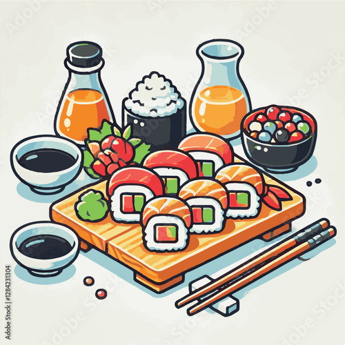 seafood, sushi, gourmet, fresh, delicious, rice, food, traditional, fish, japanese, cuisine, sashimi, maki, asian, tasty, culinary, healthy, salmon, roll, lunch, japan, seaweed, restaurant, dinner, as