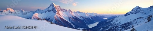 Winter morning light on Mount Whitney's slopes, winter, morning