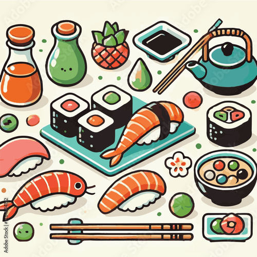 seafood, sushi, gourmet, fresh, delicious, rice, food, traditional, fish, japanese, cuisine, sashimi, maki, asian, tasty, culinary, healthy, salmon, roll, lunch, japan, seaweed, restaurant, dinner, as